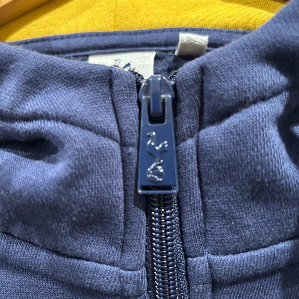 Tottenham HotSpurs Mens Color Block Full Zip Hoodie Mens XL EPL Futbol Soccer - Picture 4 of 14